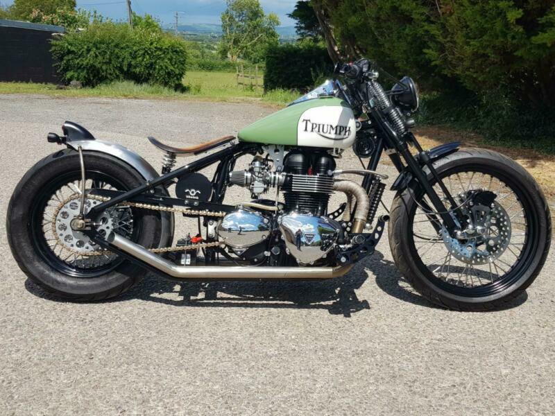 triumph hardtail bobber